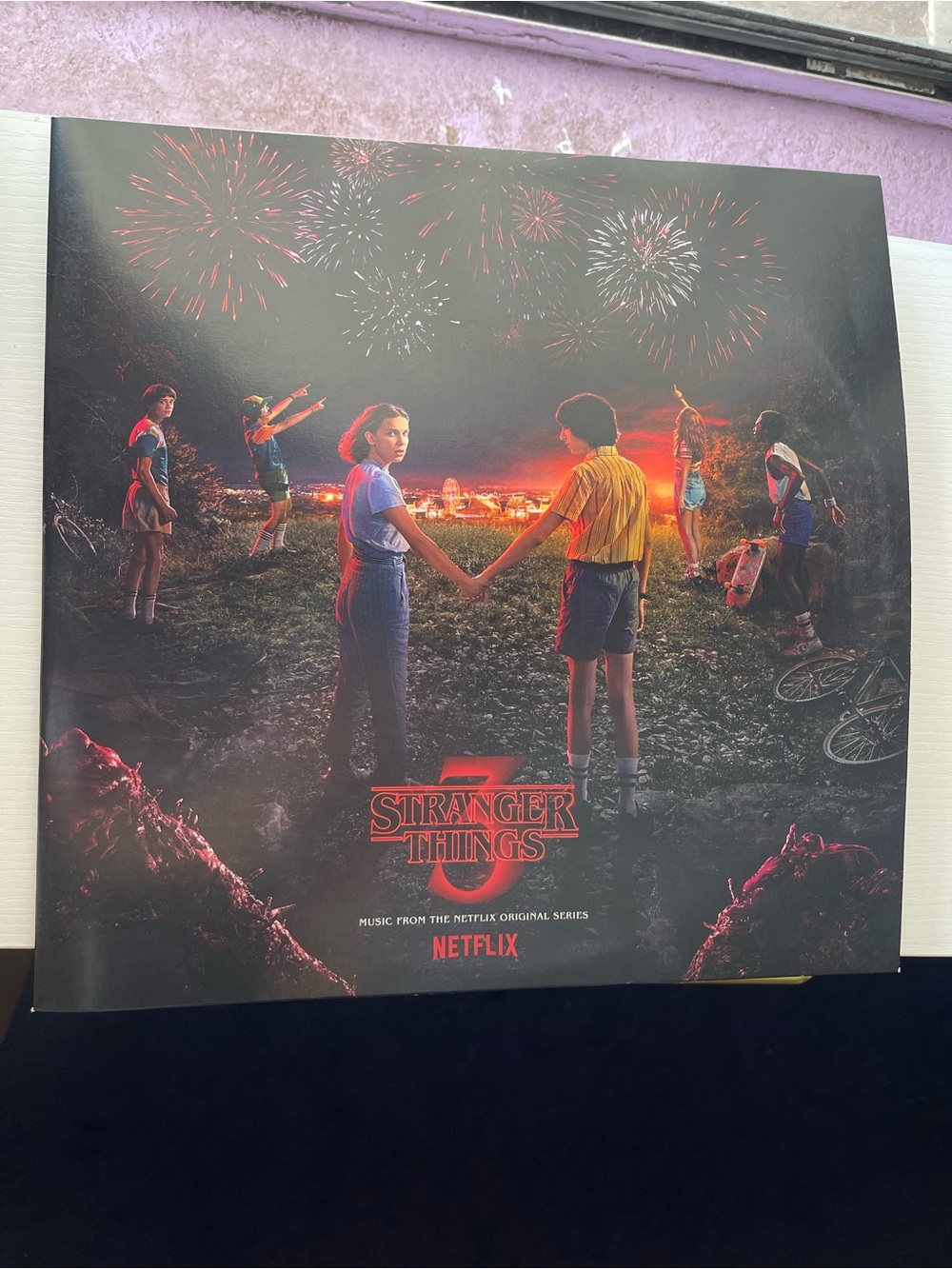 Netflix Stranger Things Poster - Red, Black & Yellow Artwork
